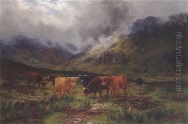 Morning Mists, Glen Tilt, N.b. - view 1
