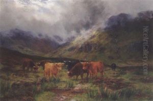 Morning Mists, Glen Tilt, N.b. by Louis Bosworth Hurt