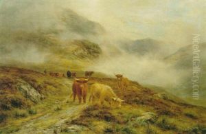Mist On The Hills by Louis Bosworth Hurt