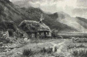 A Highland Croft by Louis Bosworth Hurt