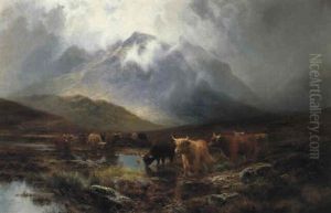 A Showery Day - A Glen Near Invergarry, Argyllshire