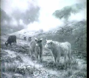 Near Clachaig by Louis Bosworth Hurt