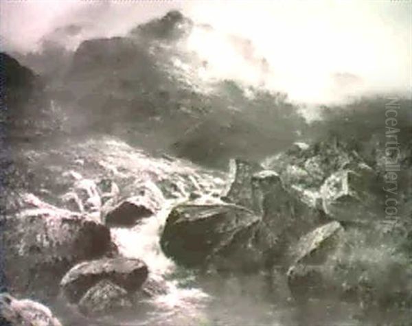 A Mountain Torrent - view 1