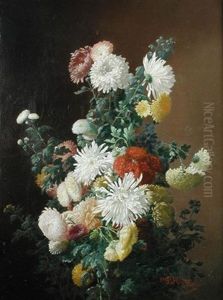 Still Life Of Chrysanthemums