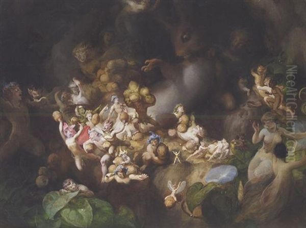 Titania's Elves Robbing The Squirrel's Nest - A Midsummer Night's Dream - view 1