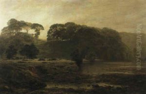 A River Landscape A River Landscape