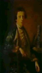 Portrait Of A Boy, Probably John Wolffe by Giles Hussey
