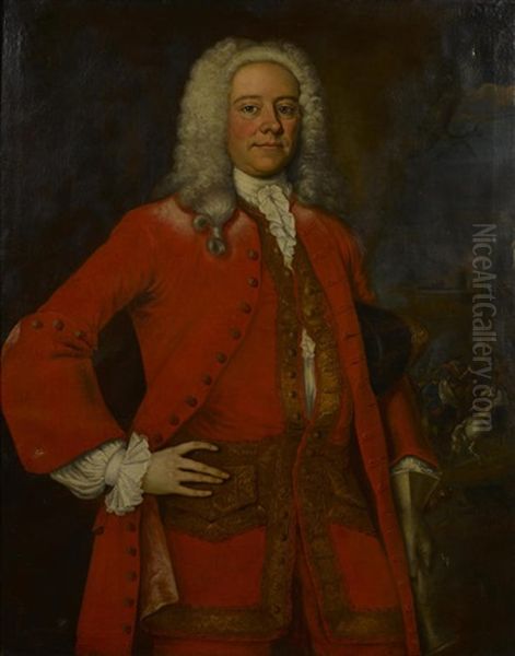 A Portrait Of An Officer, Three-quarter Length, Traditionally Identified As Captain Jeffrey Prendergast - view 1
