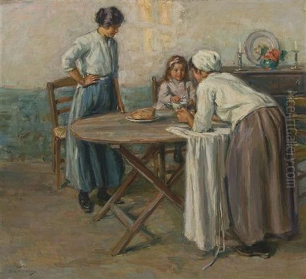 Women In An Interior - view 1
