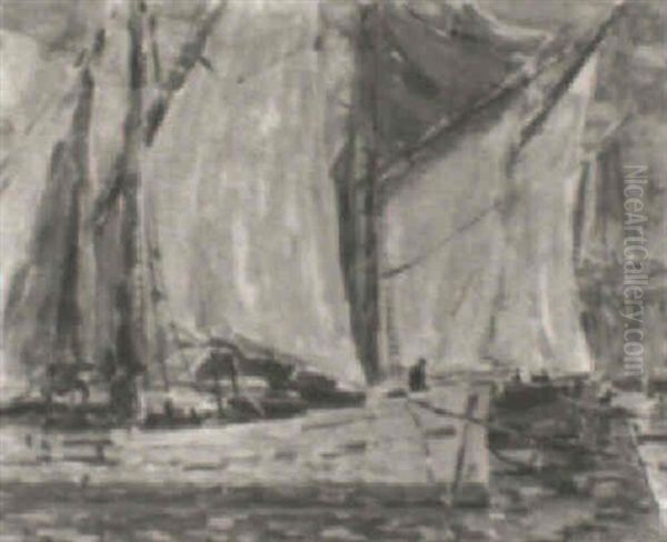 Boats At St. Tropez - view 1
