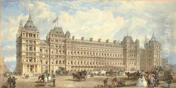 Competition Design For St Pancras Station - view 1