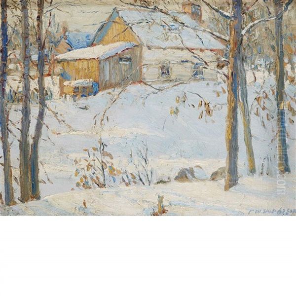 Barn In Winter - view 1