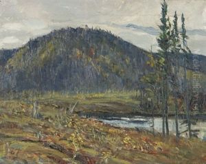Lake In Laurentian Park by Frederick William Hutchison