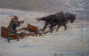 Home From The Village by Frederick William Hutchison