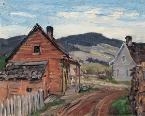 Houses And Landscape - Baie St. Paul