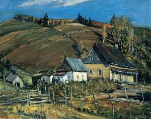 Quebec Village by Frederick William Hutchison