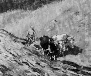 Hillside, Oxen