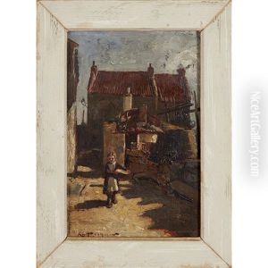 Street In St. Monan's by Robert Gemmell Hutchison