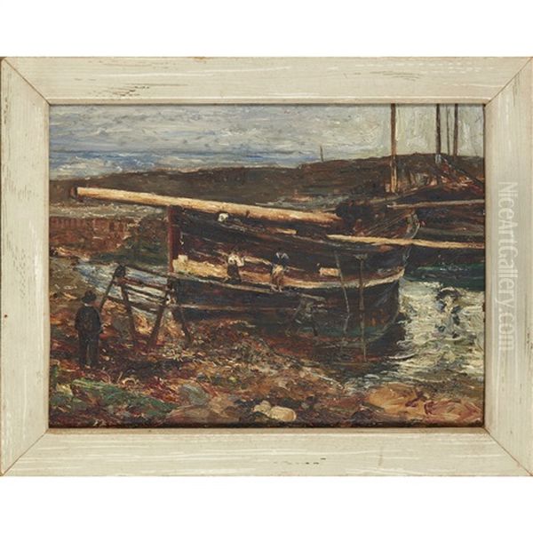 Boat In St. Monan's Harbour - view 1