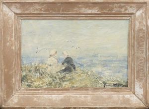 Children Playing by Robert Gemmell Hutchison