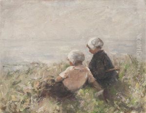 Bait Gatherers Resting by Robert Gemmell Hutchison