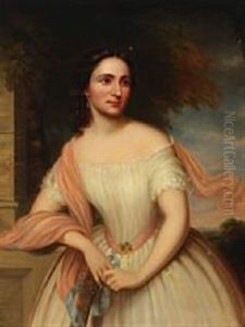 Portrait Of Melitta Moth-lund (1872-1899) by Robert Gemmell Hutchison