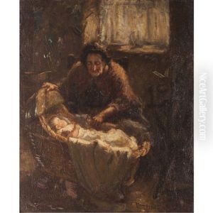 Tending Baby by Robert Gemmell Hutchison
