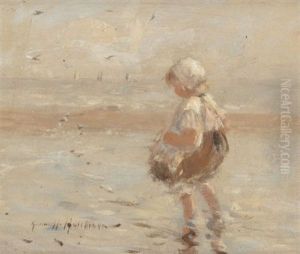 Day At The Beach by Robert Gemmell Hutchison