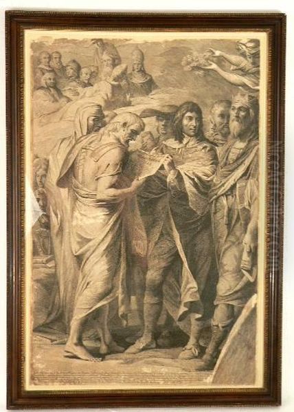 A Rare Engraving Of Historical Interest - view 1