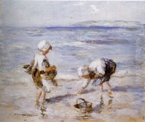 Gathering Cockles by Robert Gemmell Hutchison