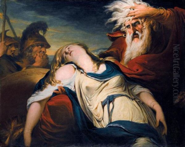 King Lear Weeping Over The Body Of Cordelia - view 1