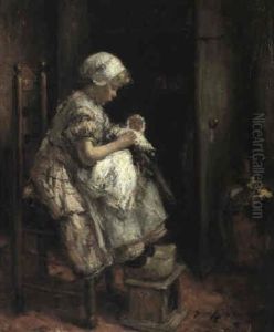 A Dutch Doll by Robert Gemmell Hutchison
