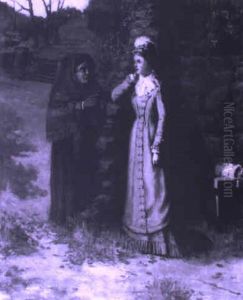Gypsy Fortune Teller by Robert Gemmell Hutchison