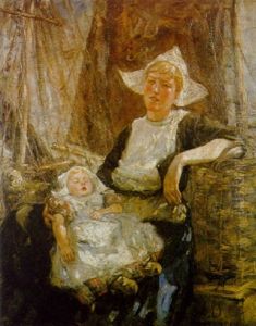 The Volendam Mother by Robert Gemmell Hutchison