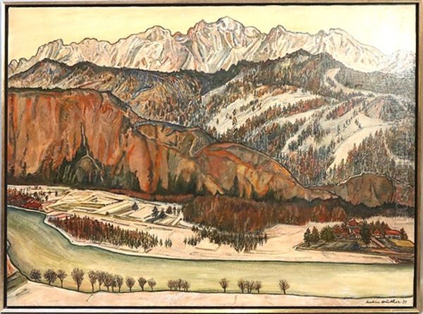 Blick Auf Benediktbeuern Im Winter - view 1