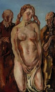 Susanna Und Die Beiden Alten by Julius Huether