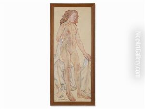 Female Nude, Germany by Julius Huether
