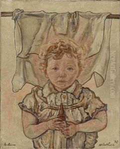 Kinderbild (manfred Huther) by Julius Huether