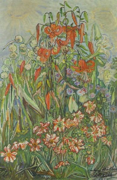 Blumenwiese Mit Lilien - view 1