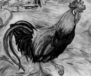 Gockel by Julius Huether