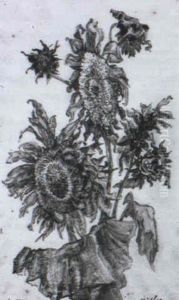 Sonnenblumen by Julius Huether