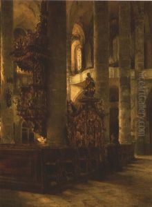 Kircheninterieur by Rudolf Huthsteiner