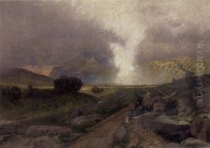 Vorgebirgslanschaft Bei Gewitterstimmung Vorgebirgslanschaft Bei Gewitterstimmung