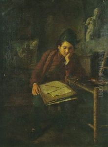Le Petit Dessinateur by Charles Francois Hutin