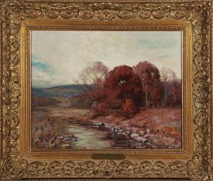 Red Oaks by Alfred Heber Hutty