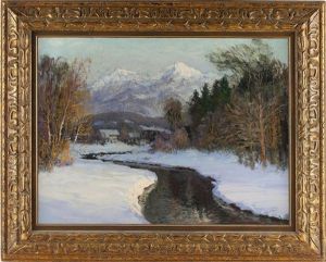 River In Snow