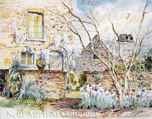 Mrs. Hutty's Garden by Alfred Heber Hutty