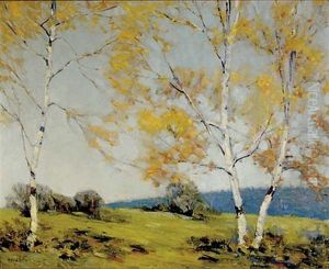 Southern Autumn Birch by Alfred Heber Hutty