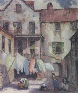 Wash Day by Alfred Heber Hutty