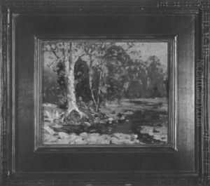 River Landscape, Autumn by Alfred Heber Hutty